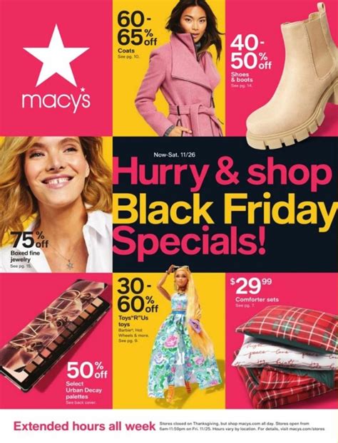 macy's black friday sale clearance